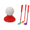 Minigolf készlet gyerekeknek, kerekeken kocsiba