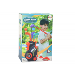 Minigolf készlet gyerekeknek, kerekeken kocsiba