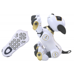 Távirányított interaktív robot kutya táncol parancsokat követve Arany