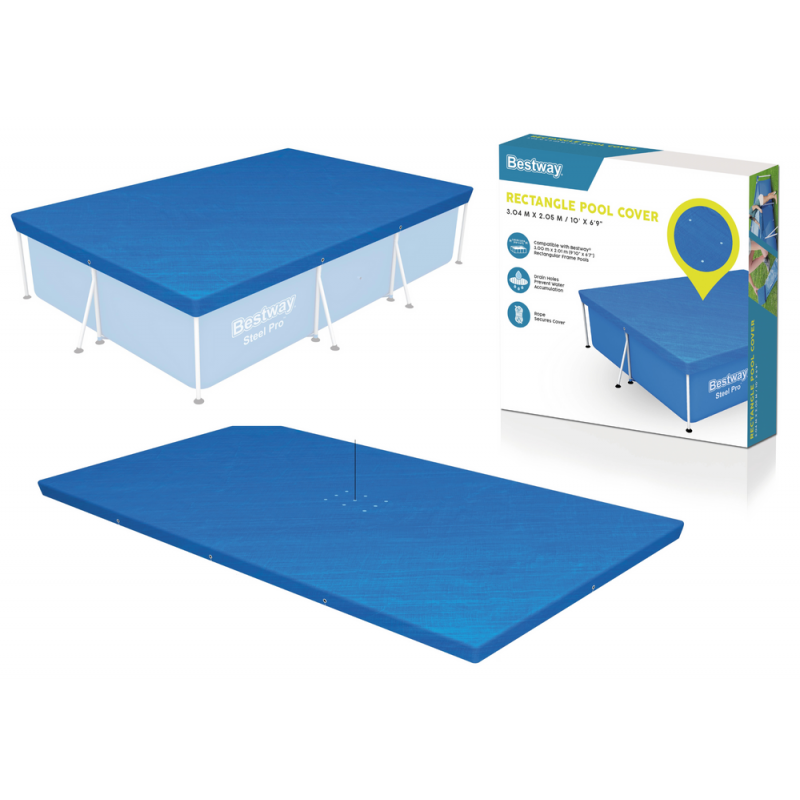 Medenceburkolat 300 cm x 201 cm Bestway 58106