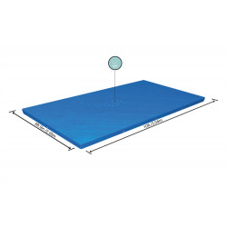 Medenceburkolat 300 cm x 201 cm Bestway 58106