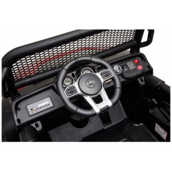 Electric Ride On Mercedes Unimog S Black